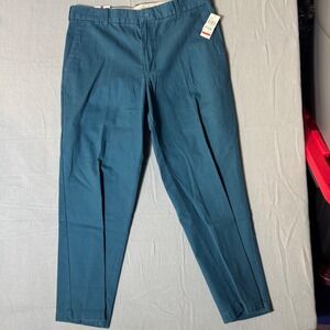 IZOD Saltwater Straight Fit Chinos Legion Blue Men's Size 36x30